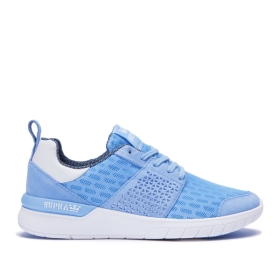 Tenis Bajos Supra SCISSOR Mujer Azules/Blancas (MX-90181)